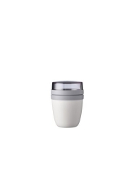 Lunchpot Ellipse Mini in Weiss von Mepal