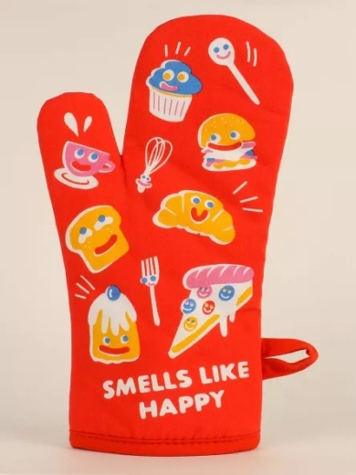 Ofenhandschuh "Smells Like Happy" von Blue Q