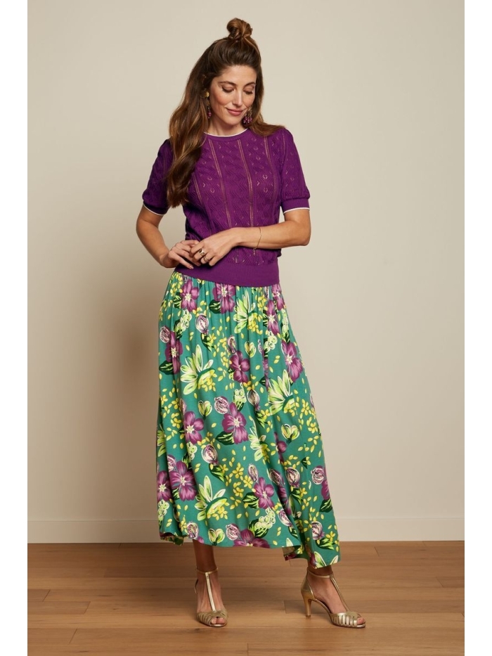 Agnes Puff Top Herrero in purple von King Louie