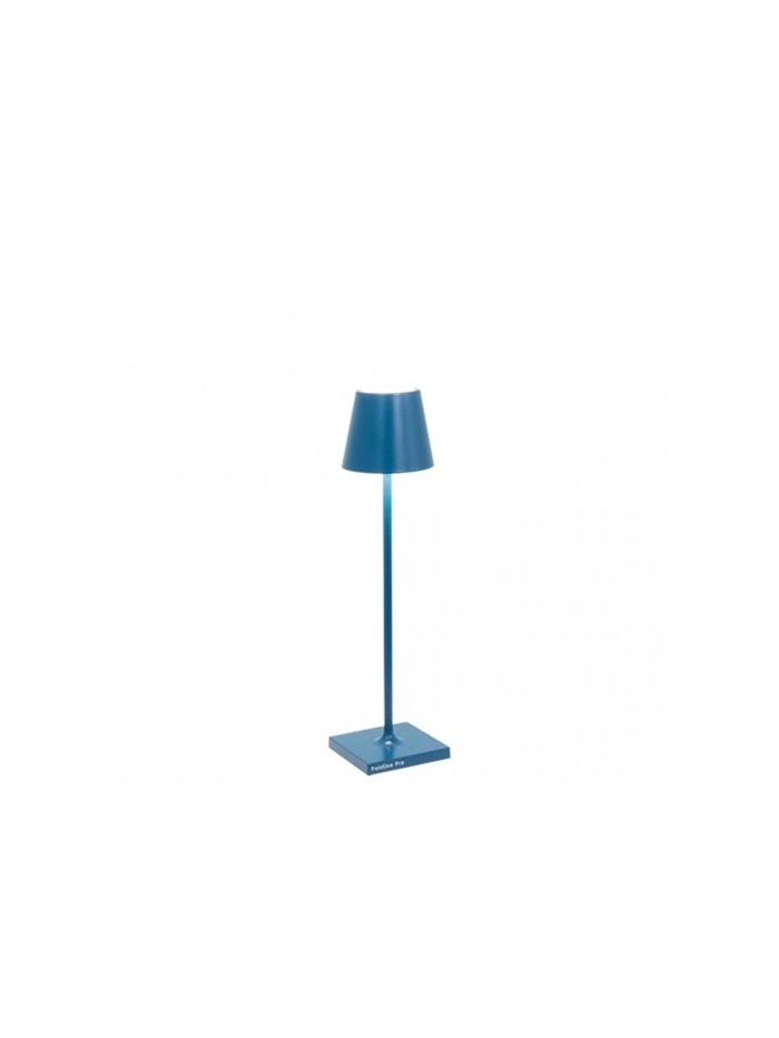Tischlampe Poldina Pro Micro in Capri Blau von Zafferano