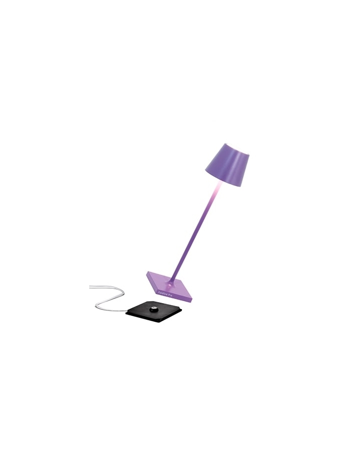 Tischlampe Poldina Pro Micro Lila von Zafferano