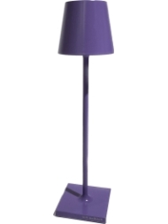 Tischlampe Poldina Pro Micro Lila von Zafferano