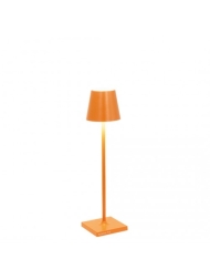 Tischlampe Poldina Pro Micro in Orange von Zafferano