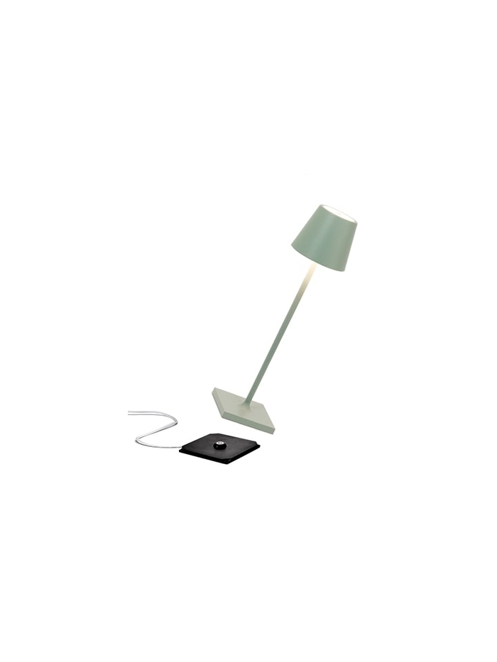 Tischlampe Poldina Pro Micro in Lindengrün von Zafferano