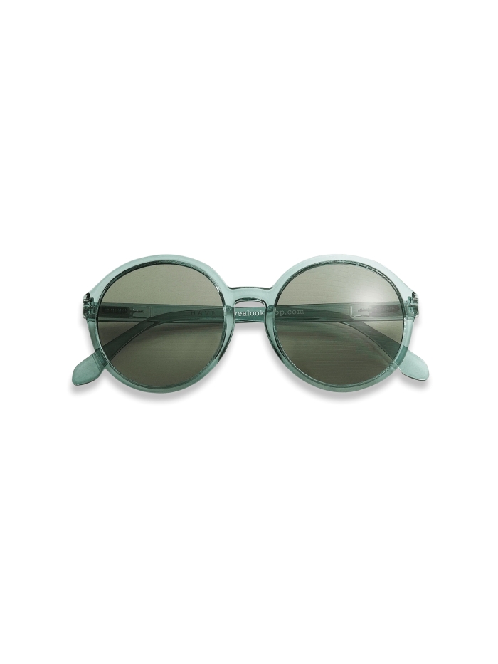 Sonnenbrille "Diva" Grün transparent von Have a Look
