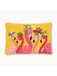 Kissen Flamingo gelb von by Vivi
