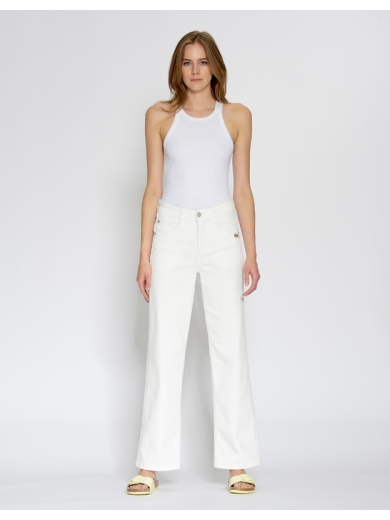 Jeans Modell Amelie wide off white von Gang