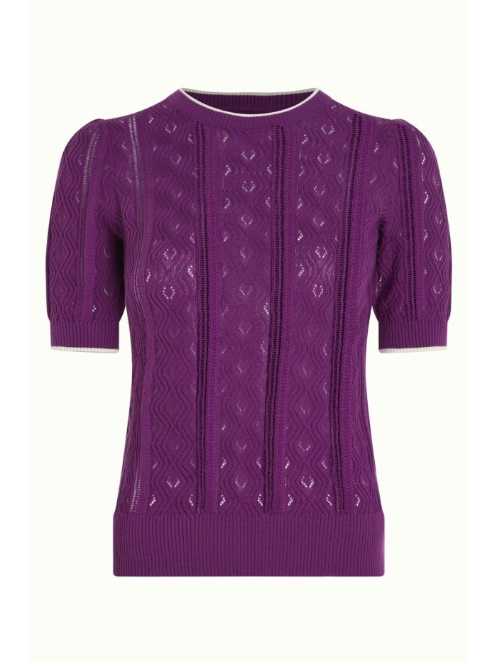 Agnes Puff Top Herrero in purple von King Louie