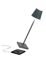 Tischlampe Poldina Pro Micro in Schwarz von Zafferano