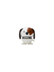 Dog Hoptimist, Braun/Weiss Grösse H 7,6cm, D 5,8cm