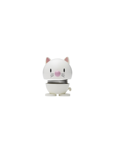 Cat Hoptimist Weiss, Grösse H 7,6cm, D 5,8cm
