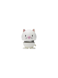 Cat Hoptimist Weiss, Grösse H 7,6cm, D 5,8cm