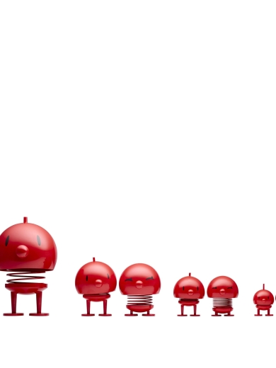Bimble Hoptimist in Rot, Grösse H 7,6cm, D 5,8cm