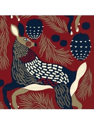 Servietten Lunch Reh Peura brown von Marimekko
