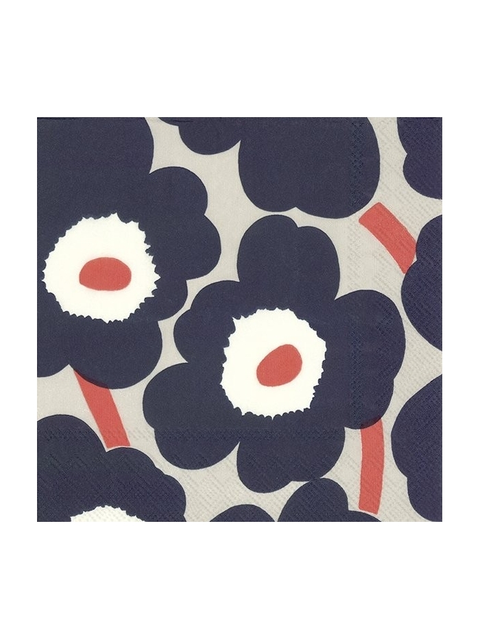 Servietten Lunch Unikko Linen von Marimekko