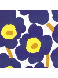 Lunch-Servietten Unikko dark blue von Marimekko