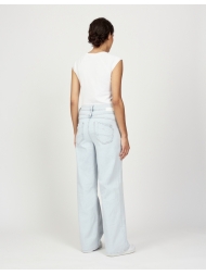 Jeans Amelie wide fit in beach used blue von Gang