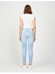 Jeans Amelie relaxed fit in sky destroyed bleach von Gang