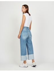Jeans Jette Culotte wide fit aged light blue von Gang
