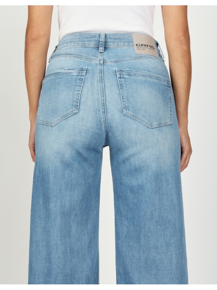 Jeans Jette Culotte wide fit aged light blue von Gang