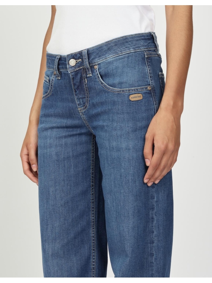 Jeans River comfort fit in slow indigo von Gang