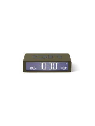 Wecker Lexon Flip Classic oliv