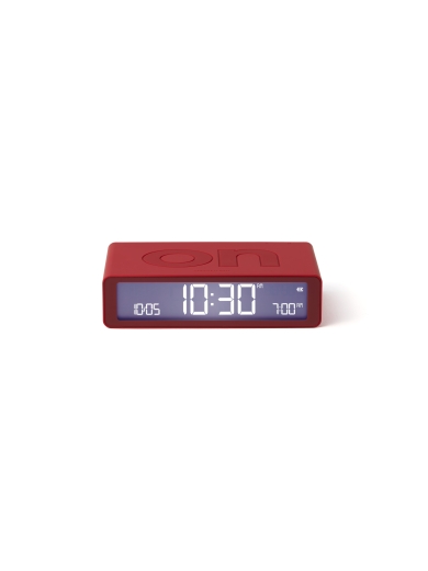 Wecker Lexon Flip Classic rot