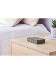 Wecker Lexon Flip Classic oliv