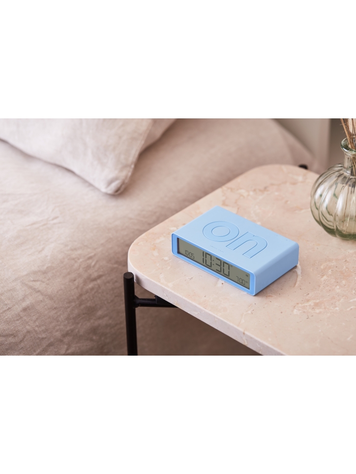 Wecker Lexon Flip Classic hellblau