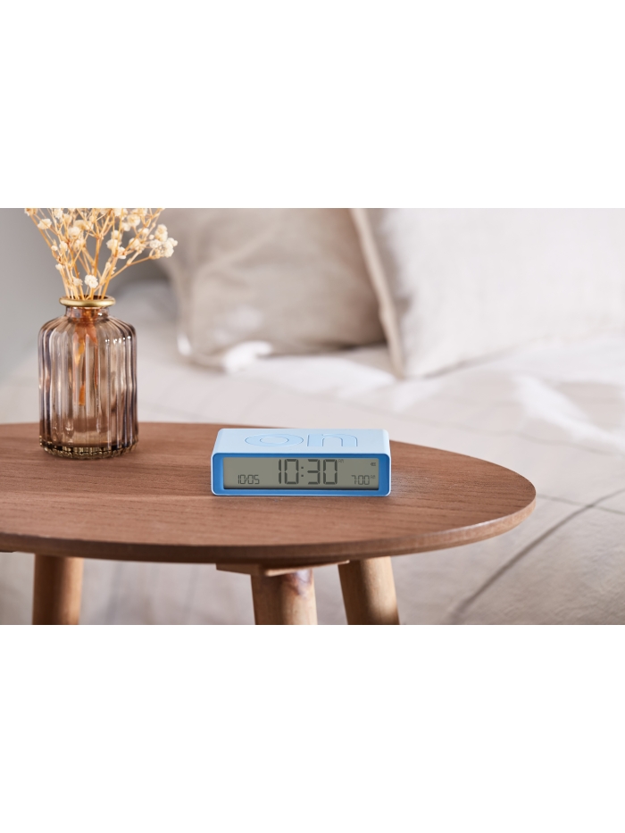 Wecker Lexon Flip Classic hellblau