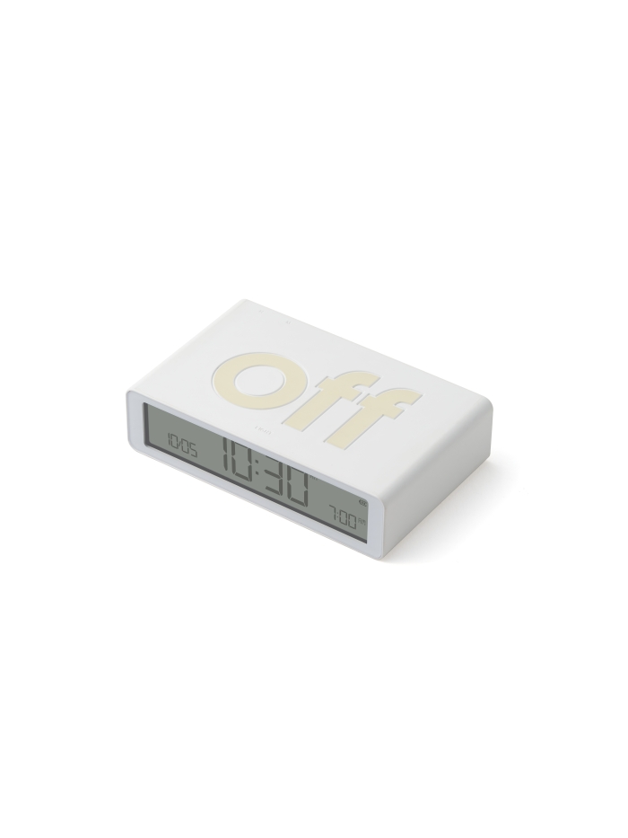 Wecker Lexon Flip Classic weiss
