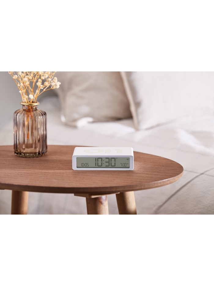 Wecker Lexon Flip Classic weiss