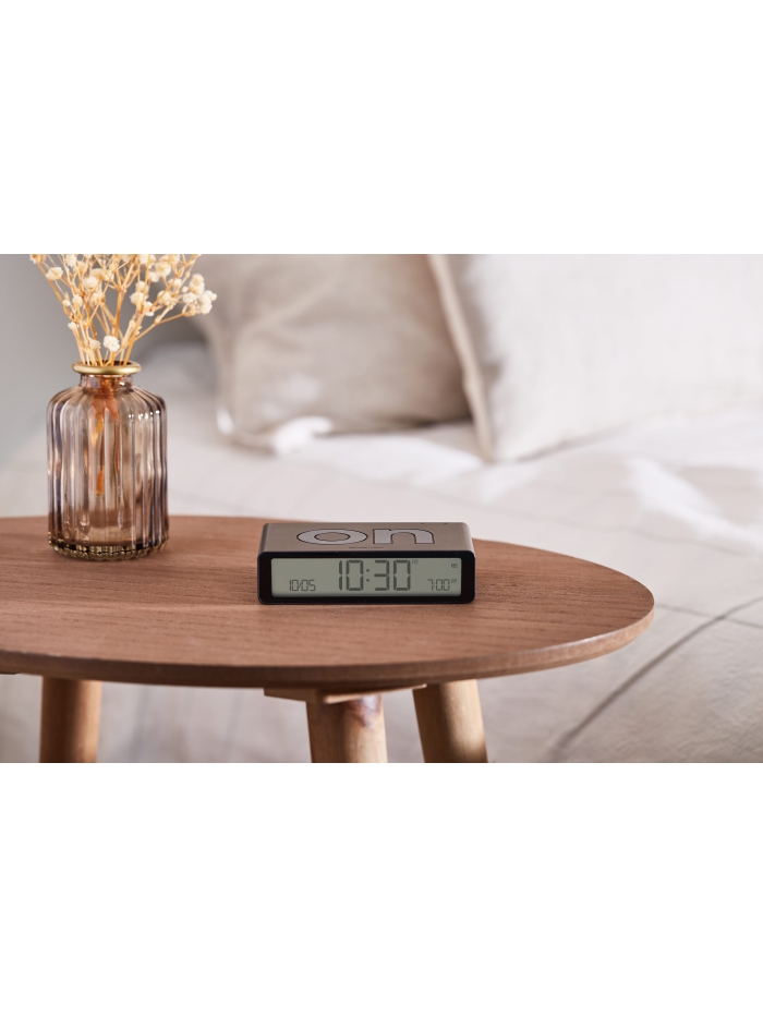 Wecker Lexon Flip Classic schwarz