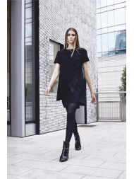 Leggings Red Wellness mit leichter Kompression in Nero von Solidea