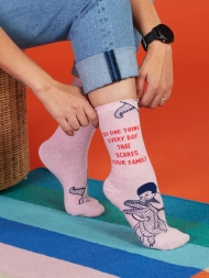 Damensocken Do one thing a day that scares your family von Blue Q