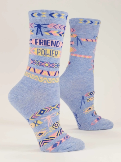 Damensocken Friend Power von Blue Q