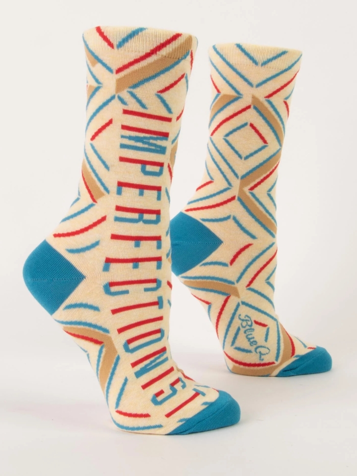 Damensocken Imperfectionist von Blue Q