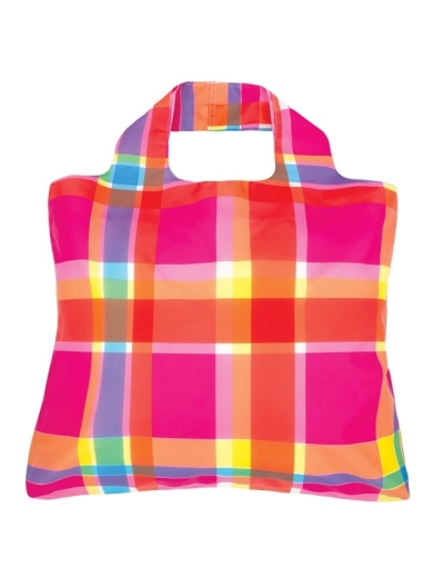 Faltbare Tasche "Joyful Check" von Envirosax