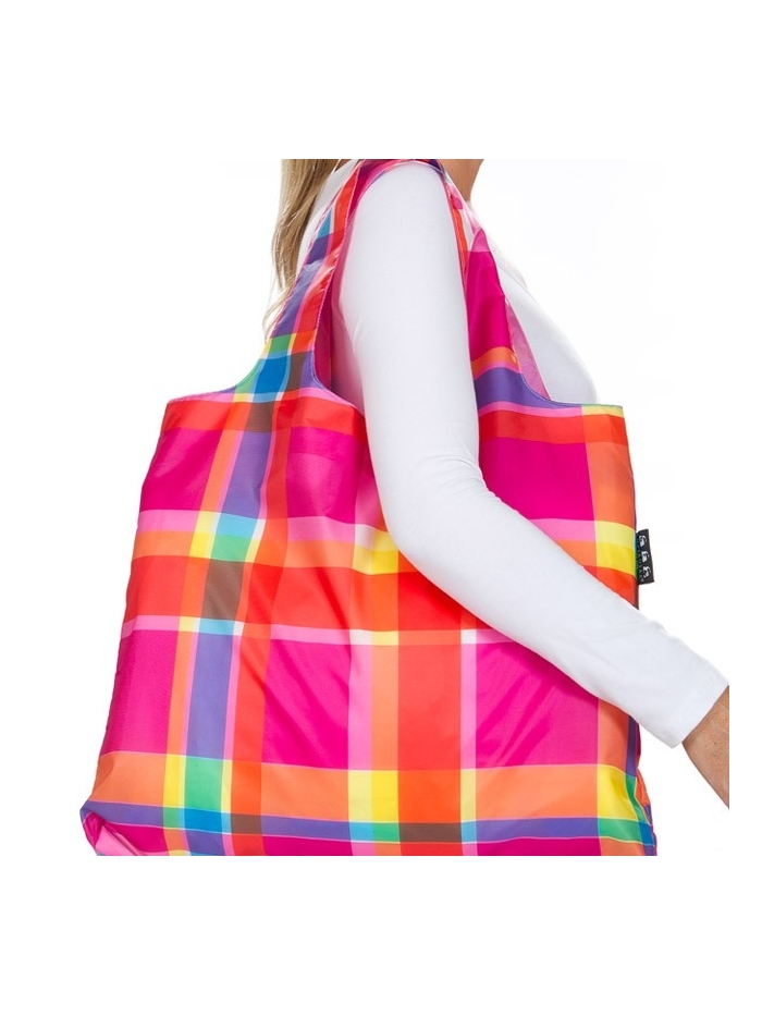 Faltbare Tasche "Joyful Check" von Envirosax