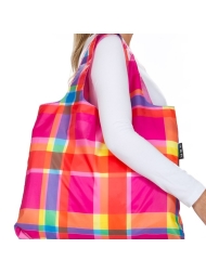 Faltbare Tasche "Joyful Check" von Envirosax