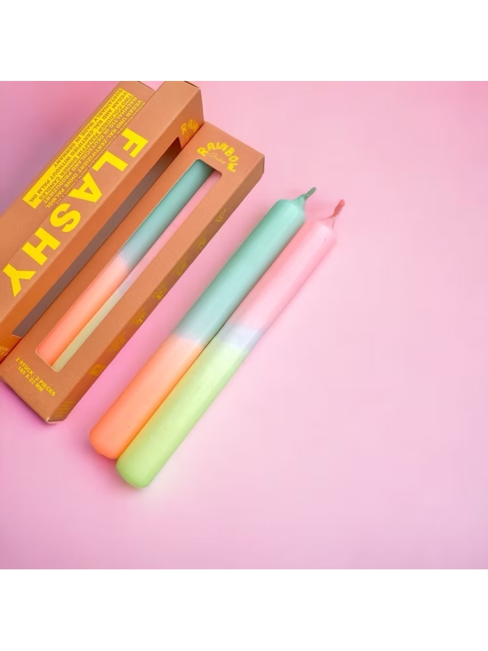 Kerzen Rainbow Flashy von Pink Stories