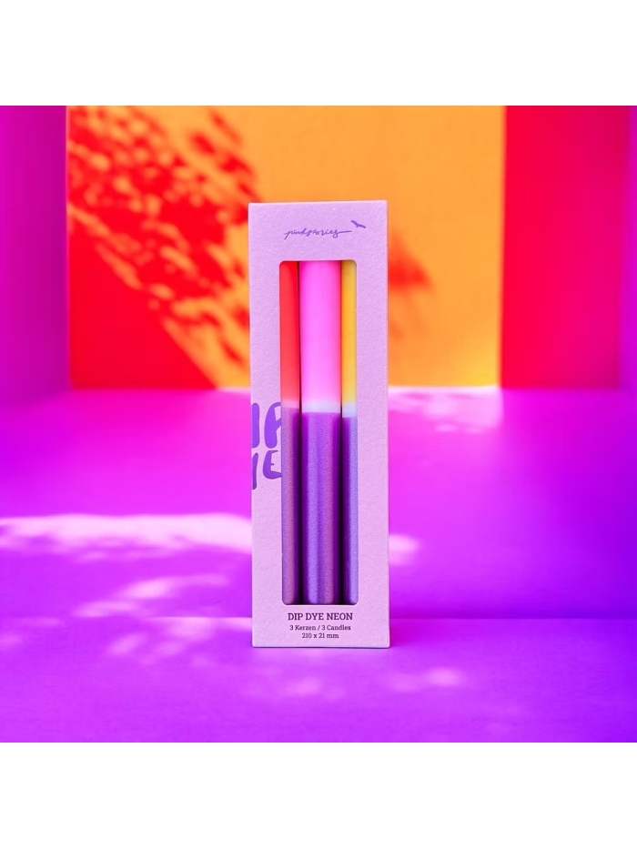 3er-Set Kerzen Berry Burst von Pink Stories