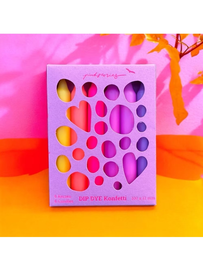 6er-Set Kerzen Natural von Pink Stories