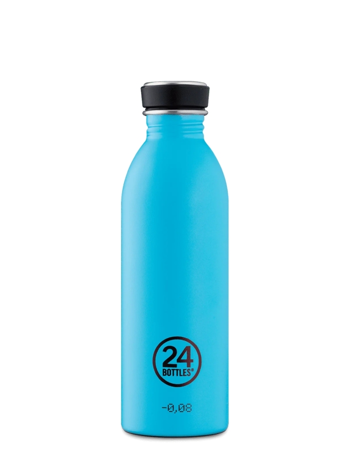 Stahlflasche Türkis 500ml von 24Bottles®