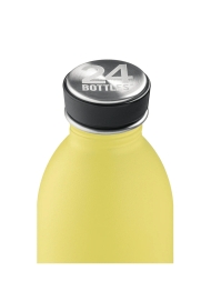 Stahlflasche Zitronengelb 500ml von 24Bottles®