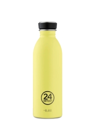 Stahlflasche Zitronengelb 500ml von 24Bottles®