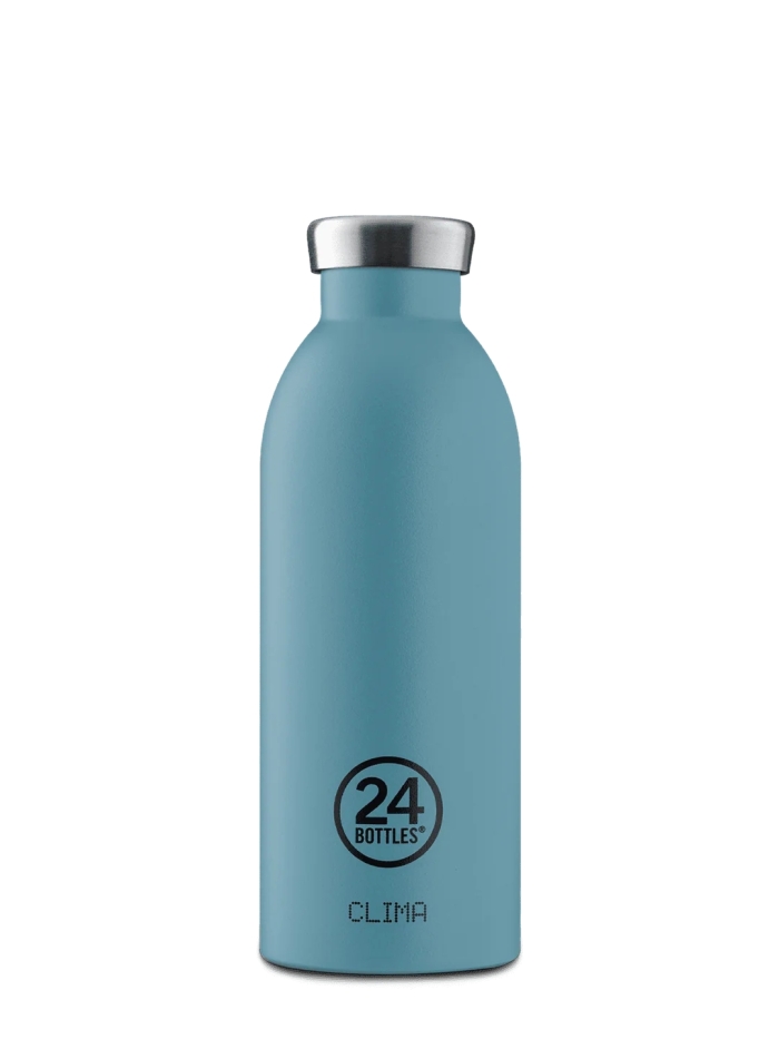 Thermosflasche Clima 500ml  Gewittergrau von 24Bottles®