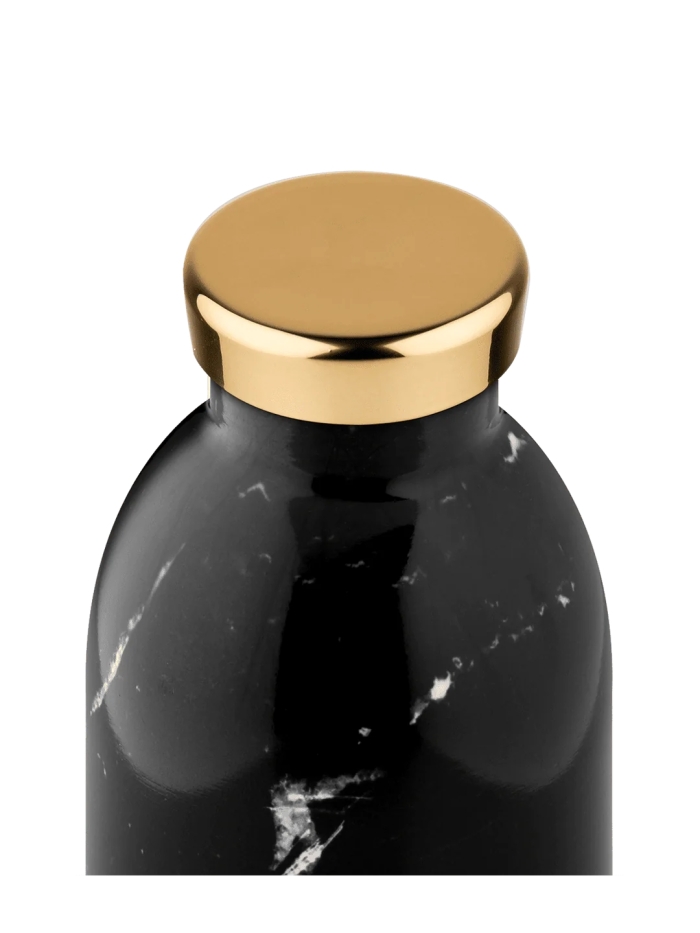 Thermosflasche Clima 500ml  Marmor schwarz von 24Bottles®