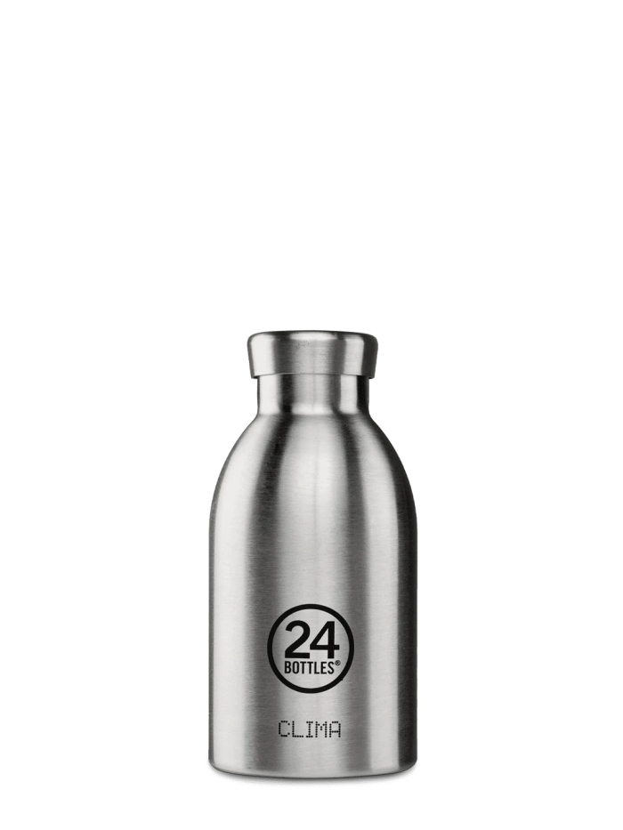 Thermosflasche Clima 330ml  Stahl gebürstet von 24Bottles®