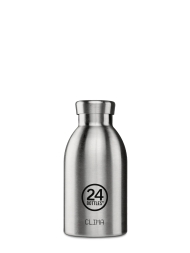 Thermosflasche Clima 330ml  Stahl gebürstet von 24Bottles®